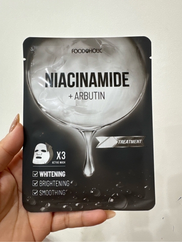 e743 - Foodaholic - Combo 5 mặt nạ Niacinamide + Arbutin (5 miếng)