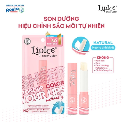 d909 - Son dưỡng môi hiệu chỉnh ửng hồng tự nhiên Lipice Sheer Color 2.4g
