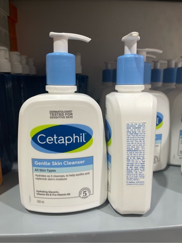 Sữa Rửa Mặt Cetaphil Gentle Skin Cleanser (Dành cho da thường) 500ML, 250ML, 125ML