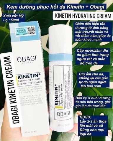 d090 - Obagi - Kem dưỡng ẩm phục hồi da KINETIN+ 50ml