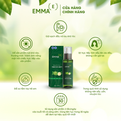 EMMA - DƯỠNG TÓC EMMA- TINH DẦU BƯỞI