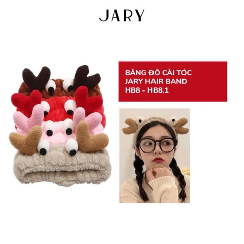 b93 - Jary - Băng Đô Cài Tóc, Hair Band - HB8 - HB8.1 (Vải, Càng Cua)