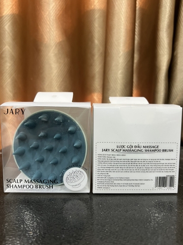 e415 - Jary - Lược Gội Đầu Scalp Massaging Shampoo Brush (Màu Đỏ/ Màu Xanh/ Màu Tím)