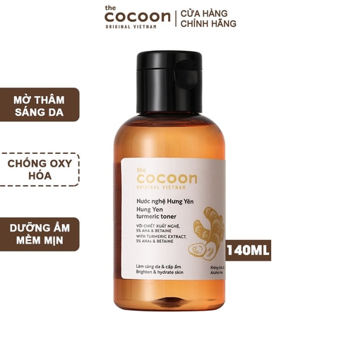 Nước Hoa Hồng Nghệ Hưng Yên The Cocoon Hưng Yên Turmeric Toner 140ml