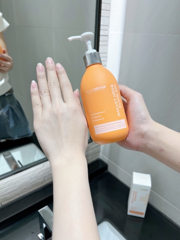 Kem Dưỡng Thể Nâng Tone Da SenaDemar 10x White Body Lotion Giúp Da Sáng Mịn & Đều Màu Hàn Quốc 300ml
