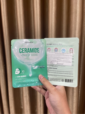 Mặt Nạ Dưỡng Ẩm, Dưỡng Trắng Da Foodaholic Niacinamide + Arbutin Mask Hàn Quốc 23g