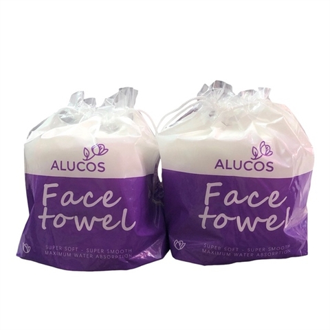 e265 - Alucos - Khăn Mặt Dùng 1 Lần Dạng Cuộn Khăn Khô Đa Năng 100g