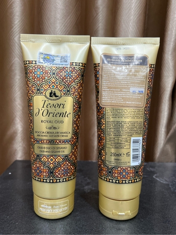 Sữa tắm nước hoa tuýp xích Tesori d'Oriente 250ml nhập khẩu Ý lưu hương đến 8h LYO
