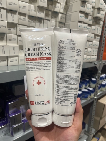 a696 - Histolab - Mặt nạ kem dưỡng ủ trắng Lightening Cream Mask 250g