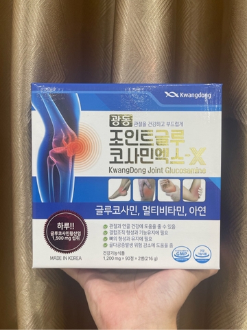 a658 - Kwangdong - Viên uống bổ khớp Kwangdong Glucosamin Hàn Quốc 90 viên x 2 hộp