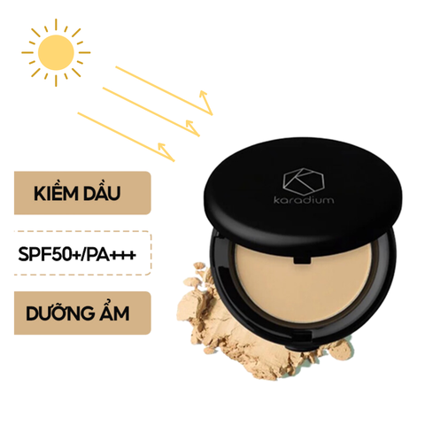 Phấn Phủ Nén Kiềm Dầu, Dưỡng Da Karadium Collagen Smart Sun Pact SPF50+/PA+++ 11g