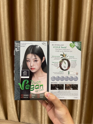 Thuốc Nhuộm Tóc Phủ Bạc Thuần Chay EZN Touch Vegan Hair Color Hàn Quốc 60ml