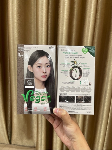 Thuốc Nhuộm Tóc Phủ Bạc Thuần Chay EZN Touch Vegan Hair Color Hàn Quốc 60ml