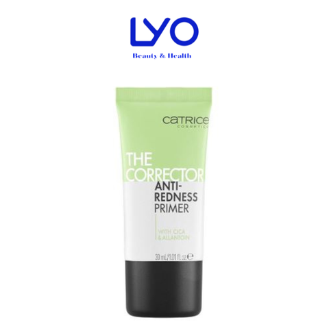 Kem lót kiềm dầu đều màu da CATRICE Primer Anti - Redness 30ml