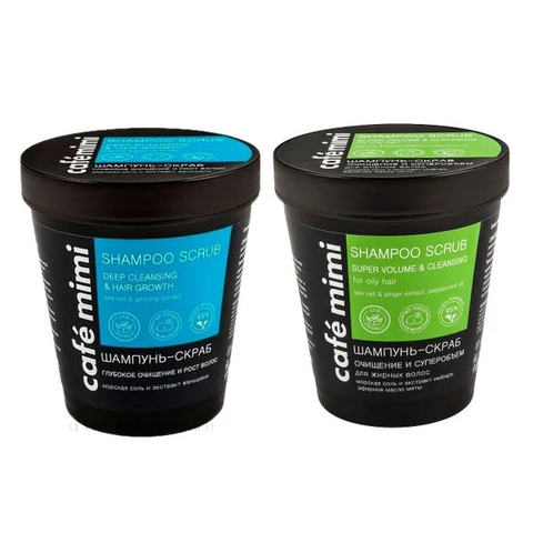 e421 - Café Mimi - Dầu Gội Tẩy Tế Bào Chết Da Đầu Cafe Mimi Shampoo Scrub 330g