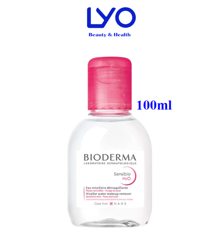 d53 - Nước Tẩy Trang Cho Da Nhạy Cảm Và Da Khô Bioderma Sensibio H2O 100ml (Màu hồng)