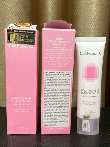 Kem Chống Nắng Cell Fusion C Suncream 100 SPF 50+ đủ màu 50ml