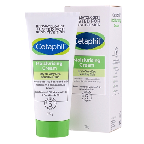 e640 - CETAPHIL MOISTURISING CREAM 100G (Kem Dưỡng Ẩm Da Khô / Nhạy Cảm)