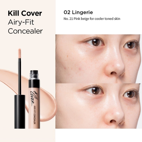 f137 - Clio - Kem che khuyết điểm CLIO KILL COVER AIRY-FIT CONCEALER