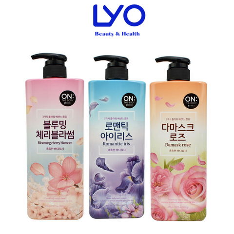 Sữa tắm hương nước hoa On The Body Hàn Quốc 875ml