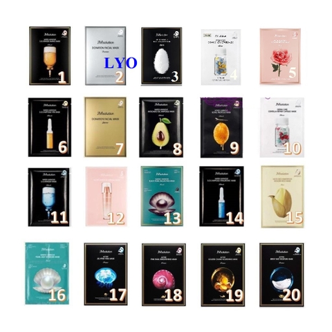 Combo 10 Miếng Mặt nạ JM Solution Mask Dưỡng Trắng Căng Bóng Chống Lão Hóa Da