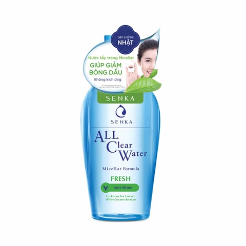 Nước tẩy trang Sạch Thoáng Senka All Clear Water Micellar Formula Fresh 230ml (FRESH)