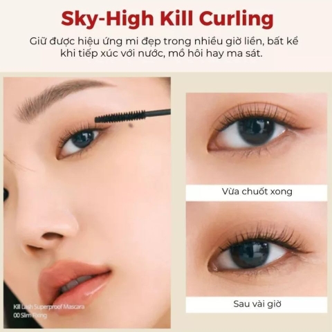 f119 - Mascara chuốt mi chống trôi Clio Kill Lash Superproof 7g LYO