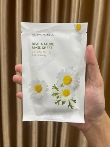 Combo 10 mặt nạ giấy Nature Republic Real Nature Mask Sheet Dưỡng trắng & Giảm mụn 10 x 23ml