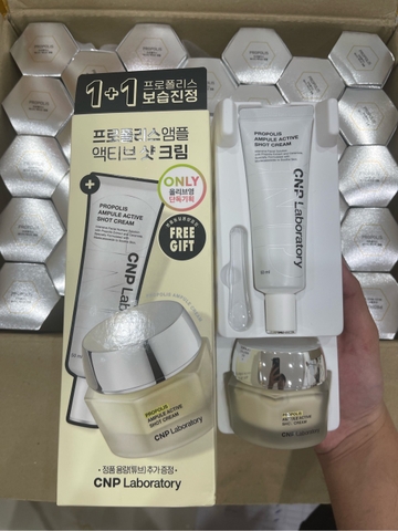 e217 - CNP - Kem Dưỡng Ẩm Keo Ong Dạng Dầu Propolis Ampule Oil in Cream 50g