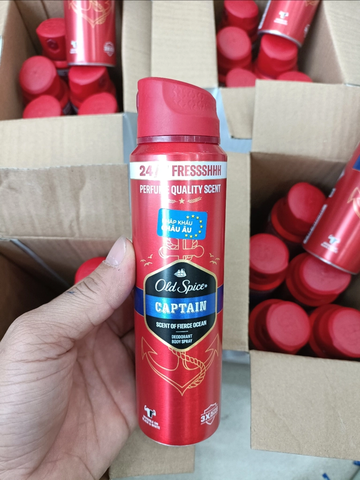 e636 - Xịt thơm khử mùi toàn thân Old Spice nhiều mùi hương 150ml - Châu Âu