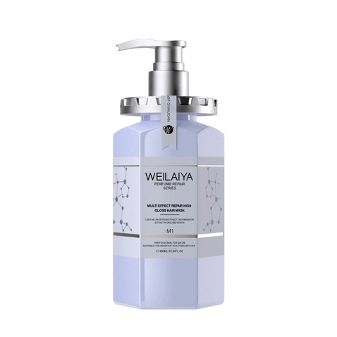 f305 - Weilaiya - Dầu hấp tóc phục hồi đa tầng Weilaiya Multi Effect Repair High Gloss Hair Mask 450ml