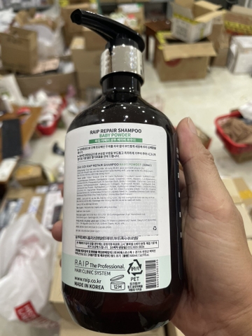 E787 - RAIP R3 - Dầu gội / Xả 500ml