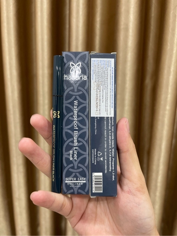 Bút Dạ Kẻ Mắt Nước Lâu Trôi Habaria Waterpoof Brush Liner Black / Brown