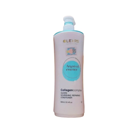 a90 - OLEXRS - (Mẫu mới 2025) Dầu gội / Dầu xả Hair Salon Argan Oil Collagen Complex 960ml