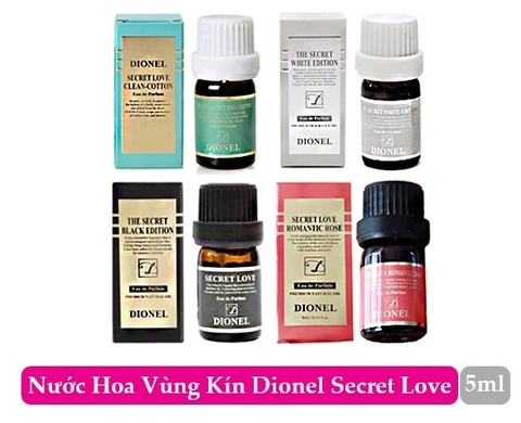 Nước hoa vùng kín Dionel Secret Love 5ml Hàn Quốc 2in1