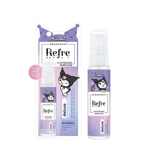 Xịt Khử Mùi Refre Whitening Perfume phiên bản Kuromi Deluxe 30ml