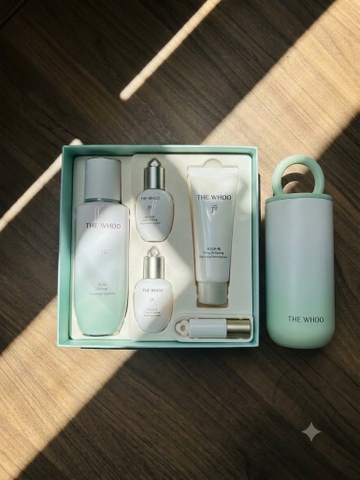 F445 - THE WHOO - Bộ Tinh Chất Ngăn Ngừa Lão Hóa Whoo Bichup Treatment Essence Special + Tặng bình nước