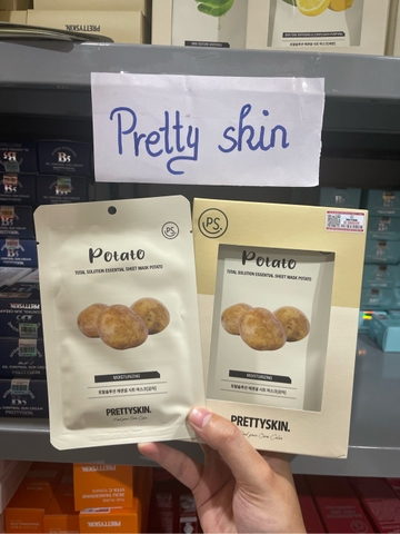 f257 - Prettyskin - Combo 3 miếng mặt nạ giấy Prettyskin - Khoai tây (Potato)