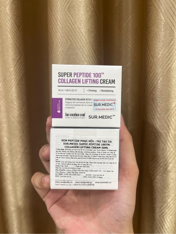 Serum Huyết Thanh & Kem Dưỡng Trắng Da Sur.Medic Super Glutathione 1000TM Enriched Cream/100TM Bright Ampoule 50ml-32ml