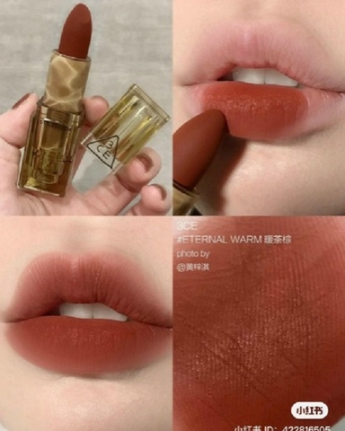 Son Thỏi 3CE Soft Matte Lipstick Version Deep Under More Deep