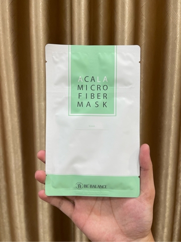 Combo 10 Miếng Mặt Nạ Vải Vi Sợi Be'Balance Micro Fiber Mask 3in1 Cấp Ẩm, Làm Dịu & Giúp Làm Đẹp Da Hàn Quốc 30g