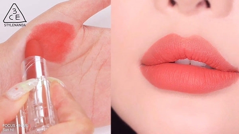 Son Thỏi Mịn Lỳ 3CE Soft / Blur Matte Lipstick (Vỏ Trong Suốt)