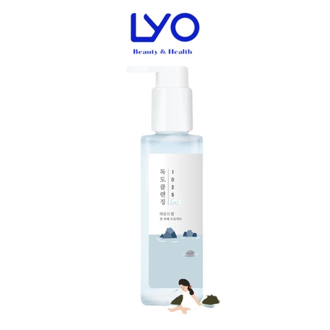 Gel rửa mặt Round Lab 1025 Dokdo Cleansing Gel 150ml loại bỏ bụi bẩn dầu thừa