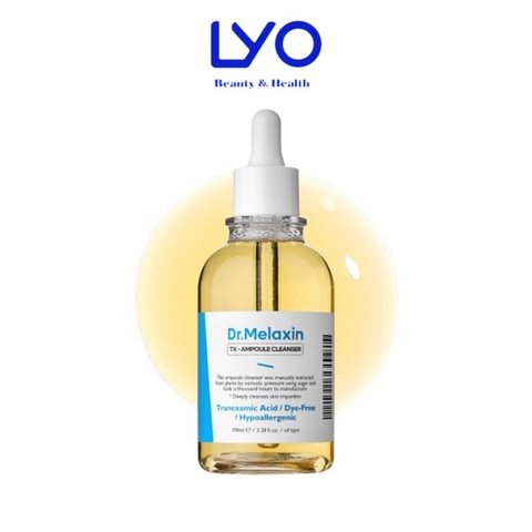 Sữa rửa mặt Dr.Melaxin TX Ampoule cleanser, sạch sâu, dưỡng da, làm sạch tối đa, sáng da hiệu quả