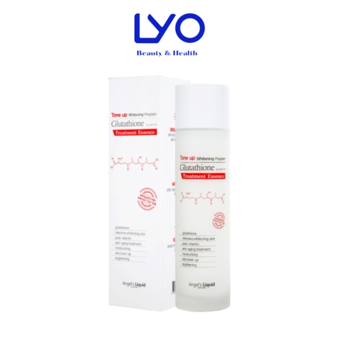 Nước Thần Dưỡng Trắng Da Cân Bằng Độ Ẩm Angel's Liquid Tone Up Whitening Program Glutathione Treatment Essence 150ml