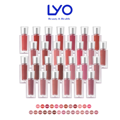 Son kem nhung thuần chay, nhẹ môi BBIA Last Velvet Tint MLBB Re-new Version 5g đủ màu