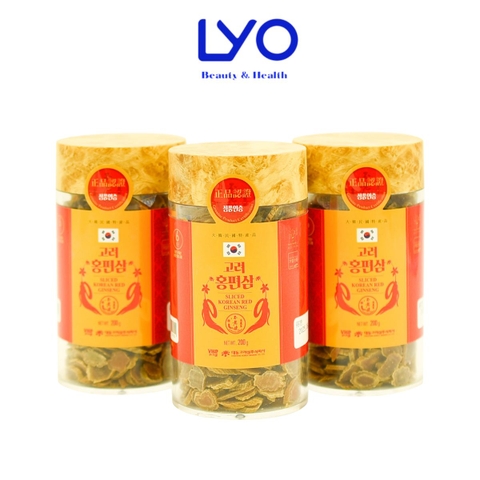 Hồng Sâm Hàn Quốc Thái Lát Daedong 200g (dạng lọ) - Bồi bổ sức khỏe, tăng sức đề kháng