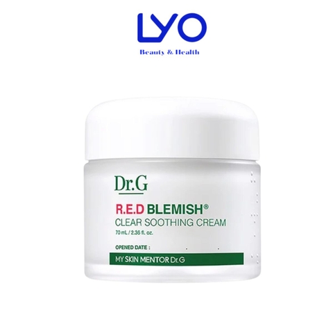 c770 - Kem Dưỡng Cho Da Dầu Mụn Dr.G Red Blemish Clear Soothing Cream 70ml