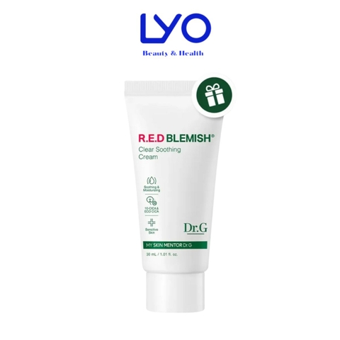 c769 - Kem Dưỡng Cho Da Dầu Mụn Dr.G Red Blemish Clear Soothing Cream 30ml