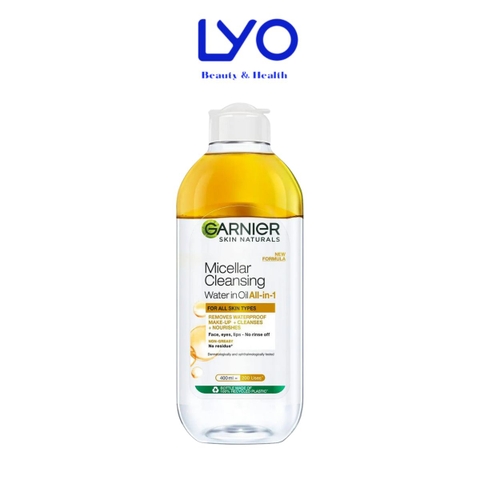 Nước Tẩy Trang Garnier 400ml ( Màu Vàng )